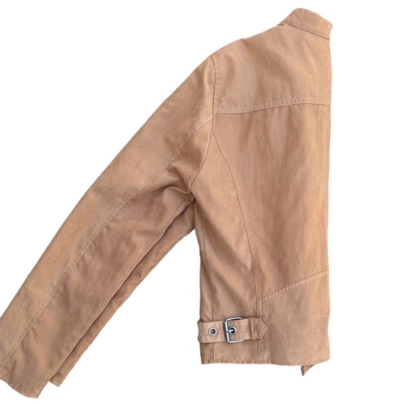 Like New Women's Small Staccato Faux Suede Tan Jacket - Picture 6 of 6